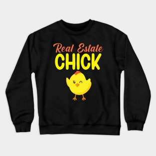 Real estate chick Crewneck Sweatshirt